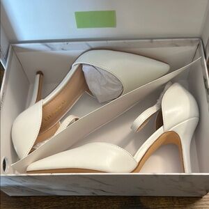 Elegant White Women's Heels